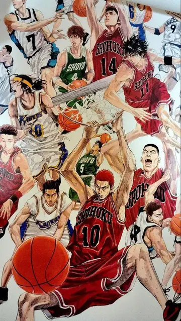 슬램덩크 SLAMDUNK A 전 포스터 점프샵 원화 그림