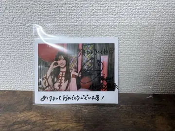 사쿠라자카46 오다쿠라 레이나 친필 사인 폴라로이드