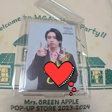 Mrs. GREEN APPLE 오모리 모토타카 씨 친필 사인 포토 카드