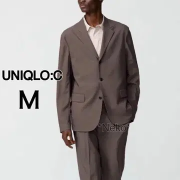 미사용 새상품 UNIQLO:C 감동 자켓 M 다크 브라운 유니클로C
