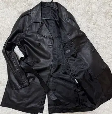 FREEDOM 램 가죽 트렌치코트 Size L 양가죽