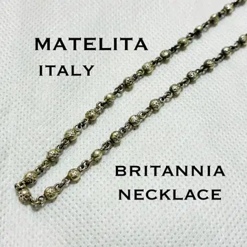 Matelita 마테리타 브리타 실버 목걸이 체인