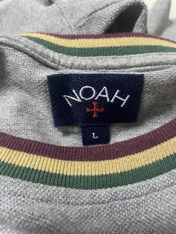 NOAH 노아 크루넥 롱 슬리브 T셔츠 L 사이즈 그레이