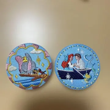 디즈니 자수 핀 배지 세트