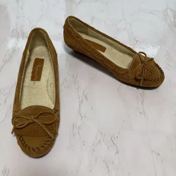GINZA Kanematsu 긴자 카네마츠 모카신 펌프스 스웨이드