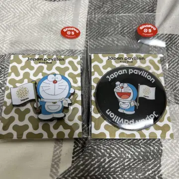 오사카 간사이 박람회 도라에몽 일본관 핀 배지