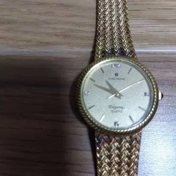 JUNGHANS Eleganza 골드 손목시계