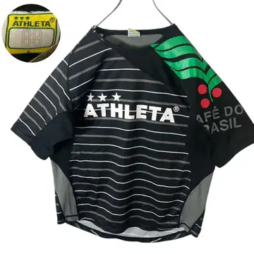 ATHLETA 아스레타 빅 로고 비대칭 디자인 스포츠 소재 T셔츠 루즈핏