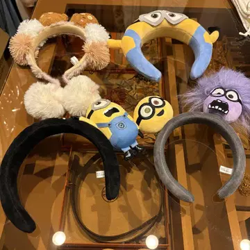 미니언 머리띠 4세트