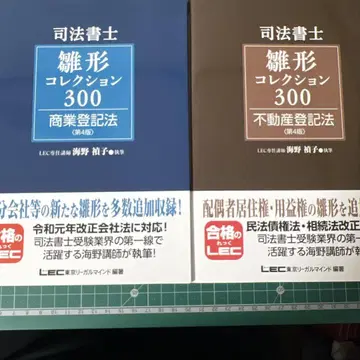 사법서사 히나카타 컬렉션 300 부동산등기법 상업등기법 제4판 2권 세트
