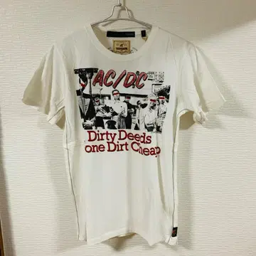 AC/DC 반팔 M 사이즈 택 포함 미착용 락 T셔츠 에이씨디씨