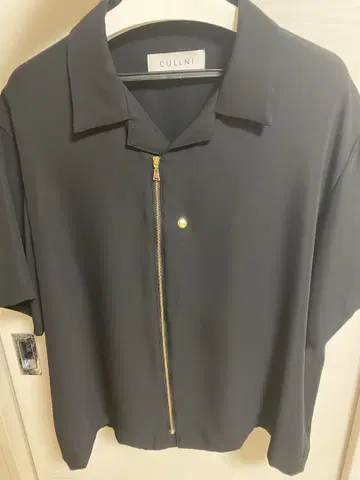 cullni 23SS-014 프론트 지퍼 오픈 카라 셔츠 사이즈 2