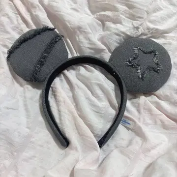디즈니 데님 머리띠 미키