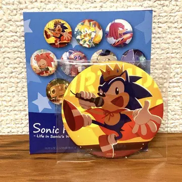 소닉 더 헤지혹 SONIC PICT 캔뱃지 컬렉션 A