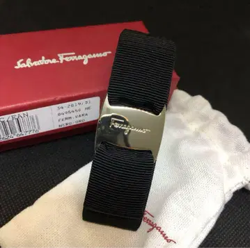 Salvatore Ferragamo 블랙 리본 머리핀