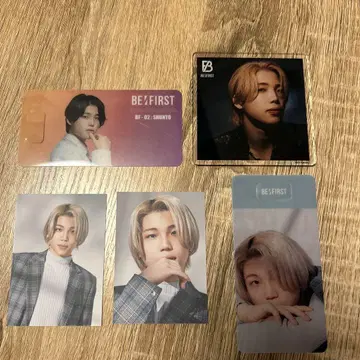 BE:FIRST SHUNTO 클리어 책갈피/코스터/트레카 세트