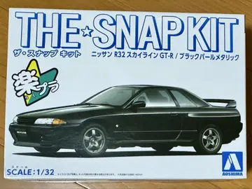 아오시마 락플라 1/32 스냅 키트 R32 스카이라인 GT-R 블랙