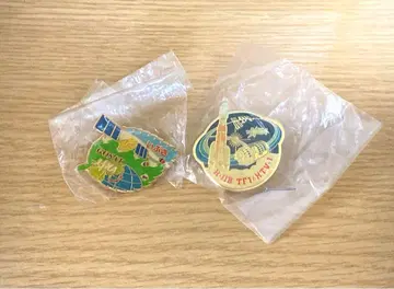 JAXA 핀 배지 2개 세트