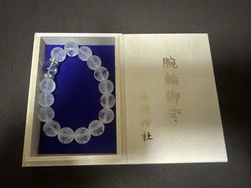 코아미 신사 팔찌 부적 용 수정 팔찌 12mm 중간