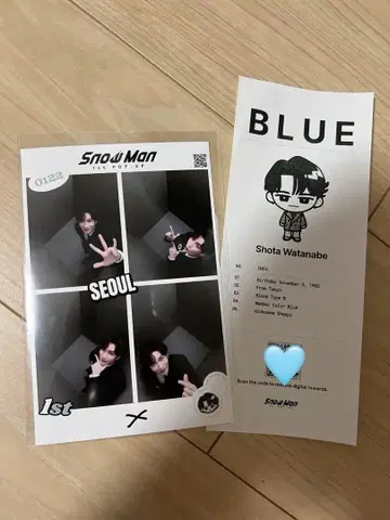 SnowMan 스노우맨 스노 한국 팝업 와타나베 쇼타 프리쿠라