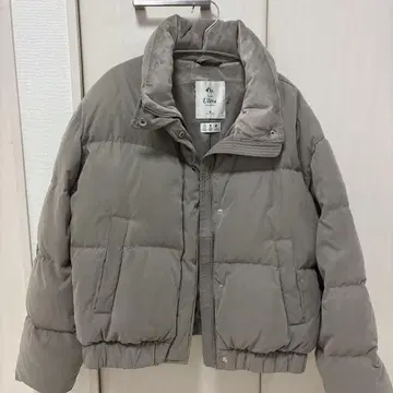 ABERCROMBIE 숏 기장 다운 자켓 ulutra 그레이지