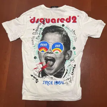 DSQUARED2 V넥 T셔츠 S