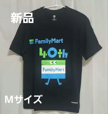 즉시 구매 OK FamilyMart T셔츠 M사이즈 새상품 블랙