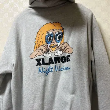 XLARGE 엑스라지 Night Vision 후드 맨투맨 M