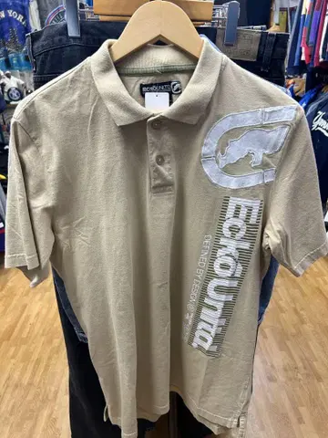 Ecko Unltd. 베이지 피케 셔츠 bboy B계