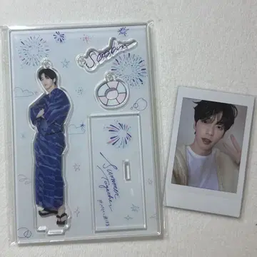 TXT Summer Together 유카타 수빈 아크릴 스탠드 폴라로이드