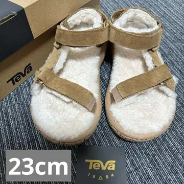 [ 새상품급 ] Teva 허리케인 쉐어링 샌들 브라운 23.0