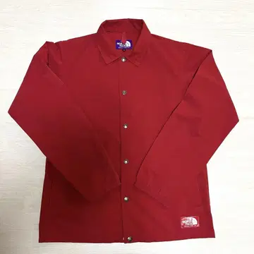 THE NORTH FACE 레드 나일론 자켓 M