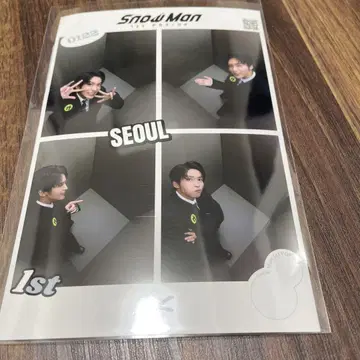 SnowMan 한국 팝업 즉석 사진 메구로 렌