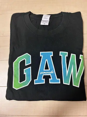 MAN WITH A MISSON GAW 티셔츠 M 사이즈 블랙