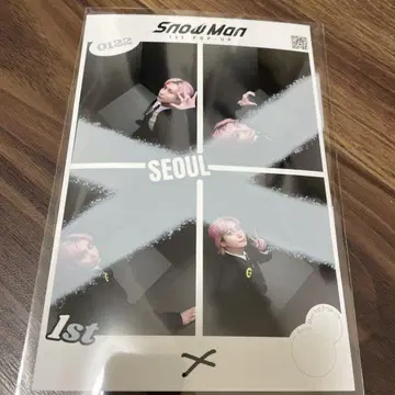 Snow Man 1st POP-UP 즉석 사진 사쿠마 다이스케