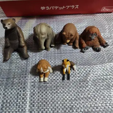 동물 피규어 6개 세트