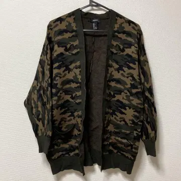 FOREVER 21 카모 패턴 가디건 S 사이즈
