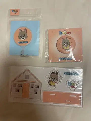 프네크도 명명 아크릴 스탠드, 배치, 미니 팬 키링 세트