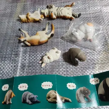동물 피규어 6개 세트