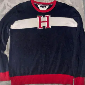 TOMMY HILFIGER H 로고 스웨터