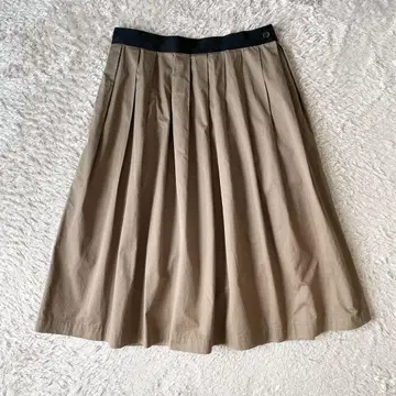 마가렛호웰 새상품급 COTTON POPLIN SKIRT 3 베이지