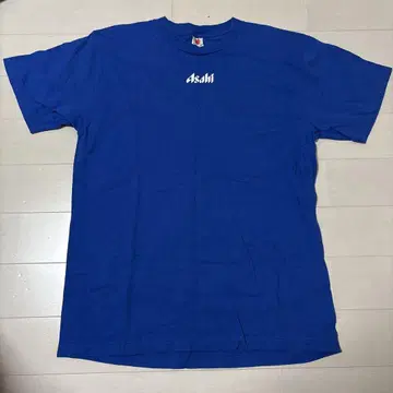 Asahi 로고 파랑 셔츠
