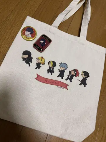 MASHLE 매쉬 토트백 캔뱃지