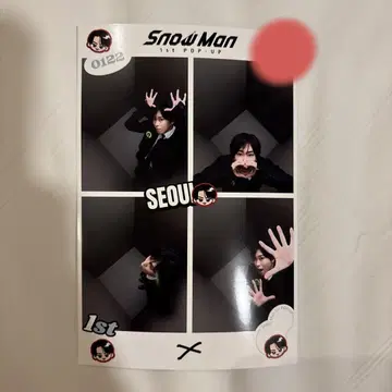 SnowMan 팝업 한국 서울 즉석 사진 미야타테 료타