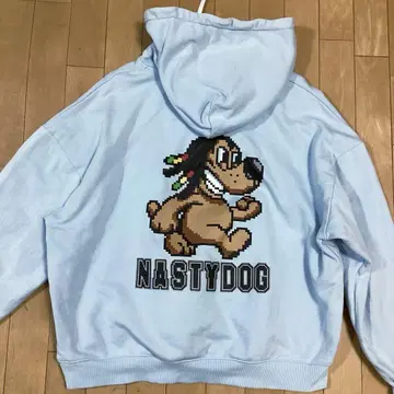 NASTY DOG 픽셀 후드티 후디 M