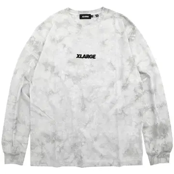 XLARGE 그레이 타이다이 긴팔 티셔츠
