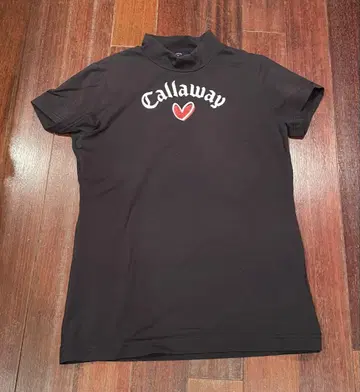 Callaway 하트 로고 블랙 셔츠