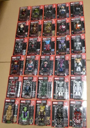 MARVEL Happy 복권 베어브릭상 컴플리트 세트