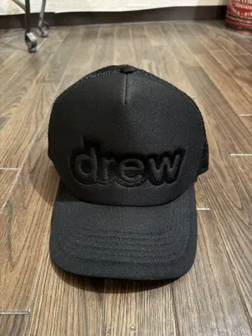 drew house 로고 메쉬 캡 블랙