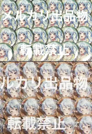 뱅드림 마츠바라 카논 마루이 반짝반짝 캔뱃지 홀로그램 ver.